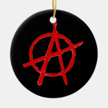 Anarchy Christmas Tree Ornament