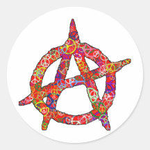 Anarchy Peace Plain Sticker