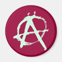 anarchy symbol refrigerator magnet