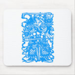 Ancient Chinese Symbol : God of Door (V3) Mousepad