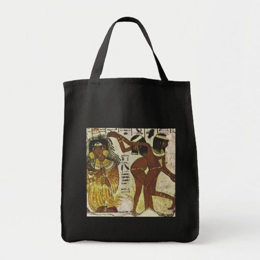 Ancient Egyptian Dancing Girls Canvas Bag