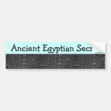 Ancient Egyptian Secret bumper sticker