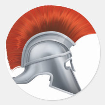 Ancient Greek Warrior Helmet Stickers