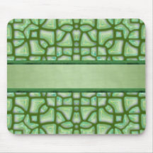 Ancient Jade Mosaic Mousepads