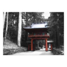 Ancient Japanese Gate Photo