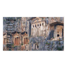 Ancient Lycian Rock Tombs Business Cards