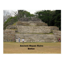 Ancient Mayan Ruins, Belise Post Card