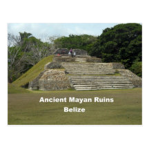 Ancient Mayan Ruins, Belise Post Card
