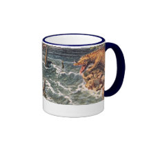 Ancient Sea Creatures Antique Print Coffee Mug