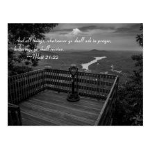 And all things, whatsoever ye shall ask in prayer, post cards
