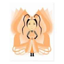 Andesine Butterfly Princess Postcards
