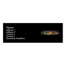 Andromeda Galaxy Business Card Template