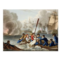 Anecdote at the Battle of Trafalgar Postcard