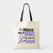 Angel 1 Niece Stomach Cancer Canvas Bag