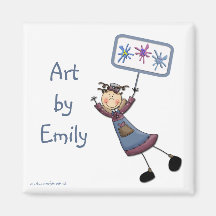 Angel Art Magnet