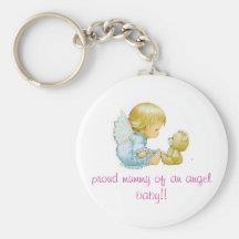 angel baby keychain