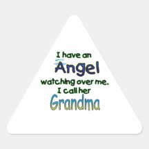 ANGEL CALLED GRANDMA STICKER