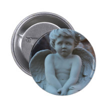 Angel Child Pinback Button