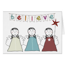 angel christmas card