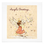 Angel & Doves Invitation