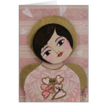 Angel Hearts Love Hope Faith Card