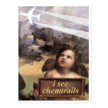 Angel in Madonna of Foligno sees chemtrails Post Cards