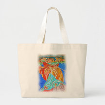 Angel Michael Gothic, Kaiser Wilhelm Church, Berli Canvas Bags