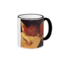 Angel Musician, Rosso Fiorentino Christian Coffee Mugs