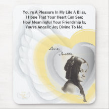 Angel Of Joyfull Friendship Mousepad-Customise