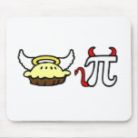 Angel Pie and Devil Pi Mouse Mat