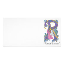 Angel, Rejoice, Merry Christmas! Photo Greeting Card