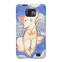 Angel White Fairy Cat Samsung Phone Case Galaxy S2 Cover