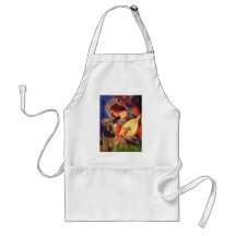 Angel With Mandolin - Airedale Terrier Apron