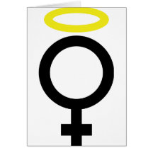 angel woman icon cards