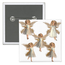 Angelic Angels Button
