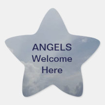 Angels - ANGELS Welcome Here Star Sticker