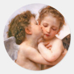 Angels First Kiss, Bouguereau Stickers