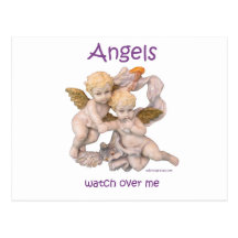 Angels Watch Over Me Post Card