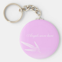 Angels were here key chains