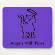 Angels With Paws Mouse Pad