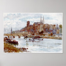 Angers, Maine-et-Loire, France Poster