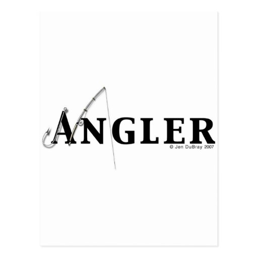 Angler logo post cards