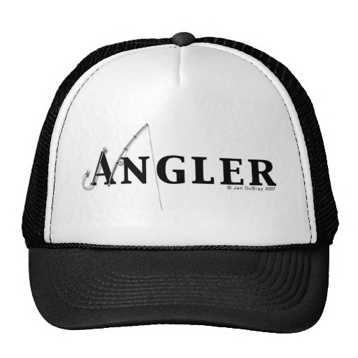 Angler logo trucker hat