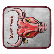 Angry Bulls Customize Me ipad sleeves