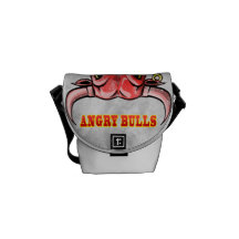 Angry Bulls Messenger Bag