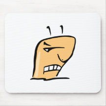 Angry guy mousepads