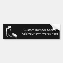 Angry Moles Eat Ice Cream Too Bumper Sticker
