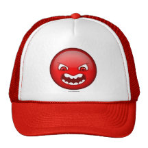 Angry red hat