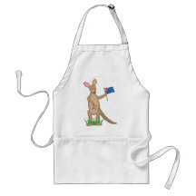 Animal Alphabet Kangaroo Apron