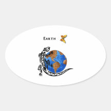 Animal Earth Stickers